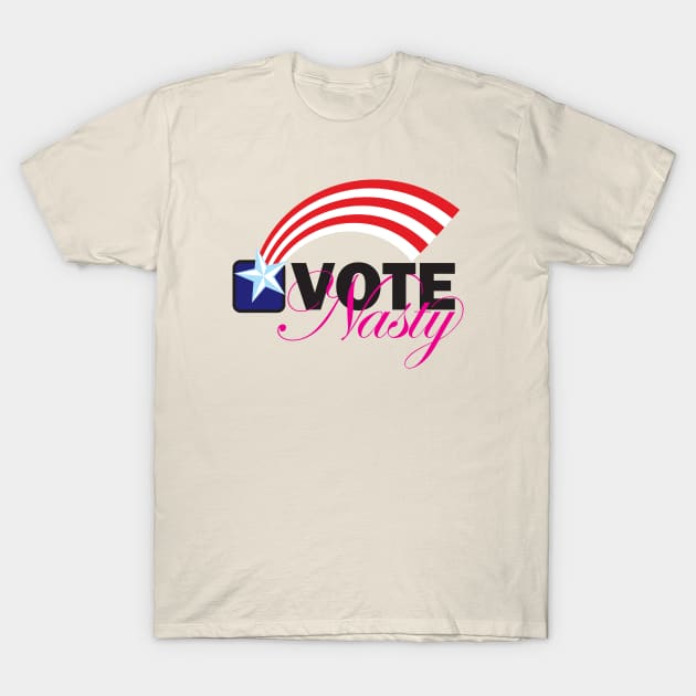 Star Spangled right to VOTE Nasty T-Shirt by PeregrinusCreative